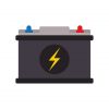 Car battery symbol isolated vector illustration graphic design